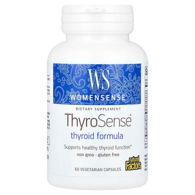 WomenSense, ThyroSense, Thyroid Formula, 60 Vegetarians Capsules