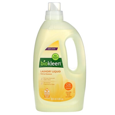 Laundry Liquid, Citrus Essence, 64 fl oz (1.89 L)