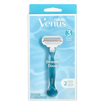 Venus, Smooth, 1 Razor, 2 Cartridges