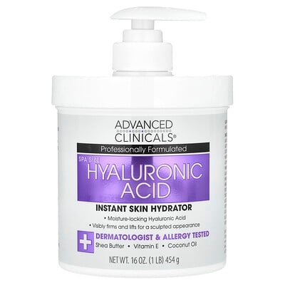 Hyaluronic Acid, Instant Skin Hydrator, 16 oz (454 g)