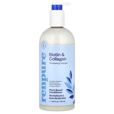 Plant-Based Conditioner, Biotin & Collagen, 24 fl oz (710 ml)