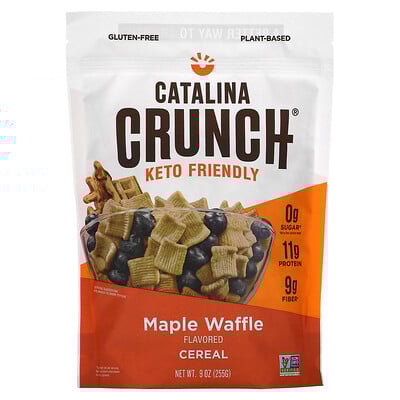 Keto Friendly Cereal, Maple Waffle, 9 oz (255 g)