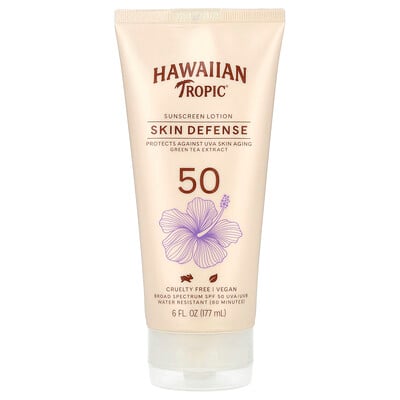 Skin Defense Sunscreen Lotion, SPF 50, 6 fl oz (177 ml)