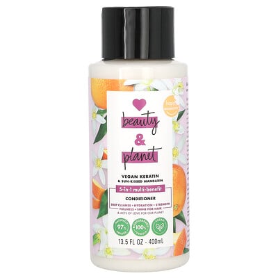 Conditioner, Vegan Keratin & Sun-Kissed Mandarin, 13.5 fl oz (400 ml)
