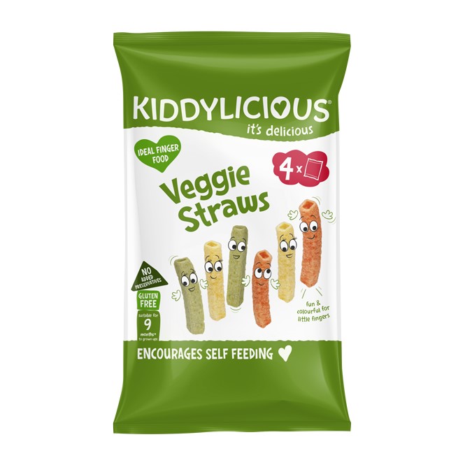 Kiddylicious Veggie Straws - Saveur Légumes - 48g (4x12g)