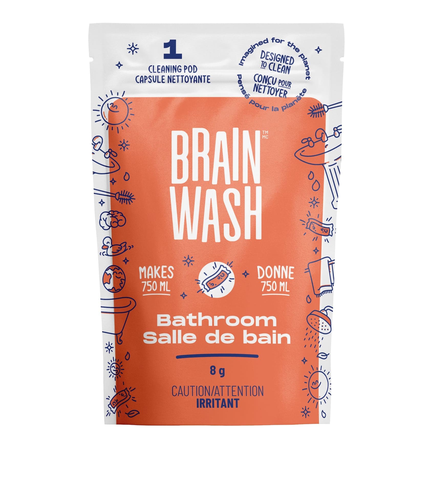 Bathroom Cleaner Refill Pod (makes 750 Ml Spray).