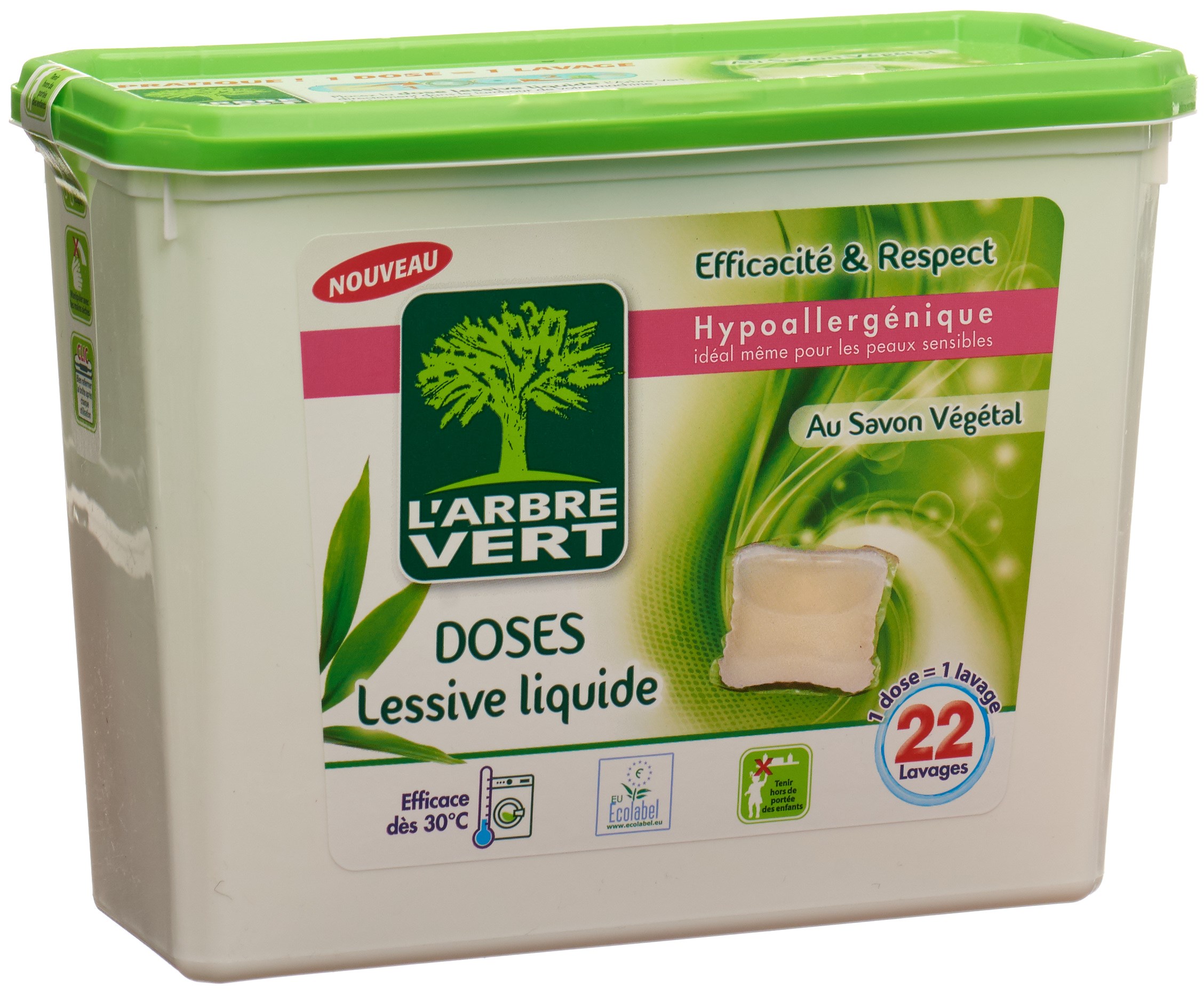 Doses Lessive Liquide Au Savon Végétale