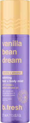 Vanilla Bean Dream, Calming Hair + Body Mist, Vanilla + Almond, 7.5 Fl Oz (221 Ml)