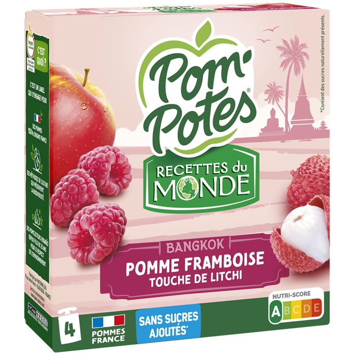 Compotes Pomme Framboise Litchi Recette Bangkok