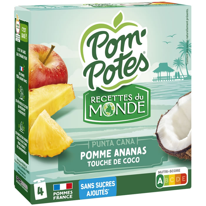 Compotes Recette Punta Cana Pomme Ananas Coco