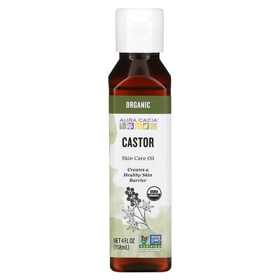 Skin Care Oil, Castor, 4 Fl Oz (118 Ml)