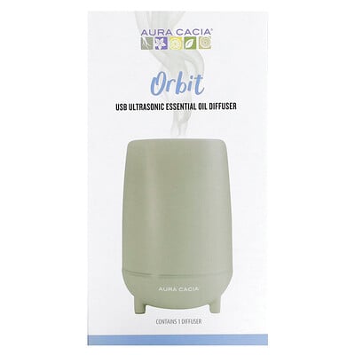 Orbit, Usb Ultrasonic Essential Oil Diffuser, 1 Count