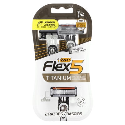 Flex 5, Men's Disposable Razors, 2 Razors