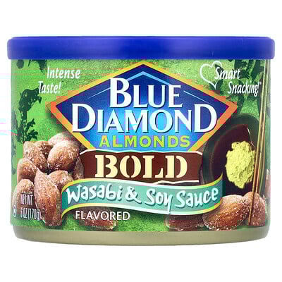 Almonds, Bold, Wasabi & Soy Sauce, 6 Oz (170 G)