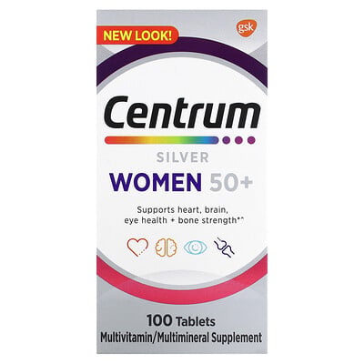 Silver Women 50+, 100 Tablets