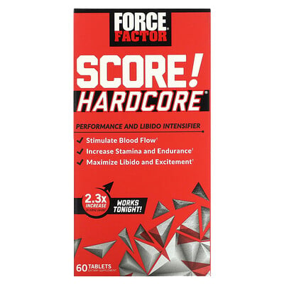 Score! Hardcore®, Performance And Libido Intensifier, 60 Tablets