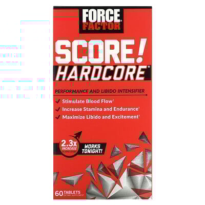 Score! Hardcore®, Performance And Libido Intensifier, 60 Tablets