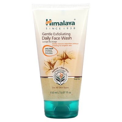 Gentle Exfoliating Daily Face Wash, For All Skin Types, 5.07 Oz (150 Ml)
