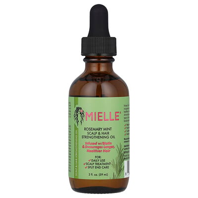 Scalp & Hair Strengthening Oil, Rosemary Mint, 2 Fl Oz (59 Ml)
