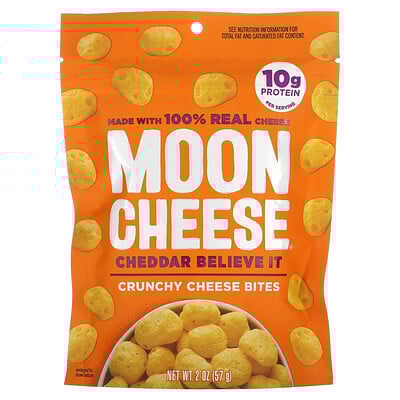 Crunchy Cheese Bites, Cheddar Believe It, 2 Oz (57 G)