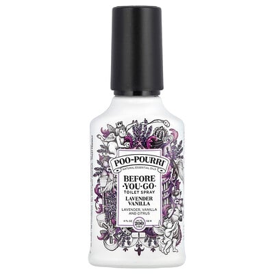 Before-you-go® Toilet Spray, Lavender Vanilla, 4 Fl Oz (118 Ml)