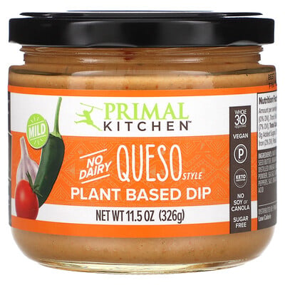 Queso Style Plant Based Dip, Mild, 11.5 Oz (326 G)