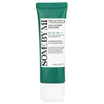 Truecica, Aqua Calming Sunscreen, Spf 50+ Pa++++, 1.69 Fl Oz (50 Ml)