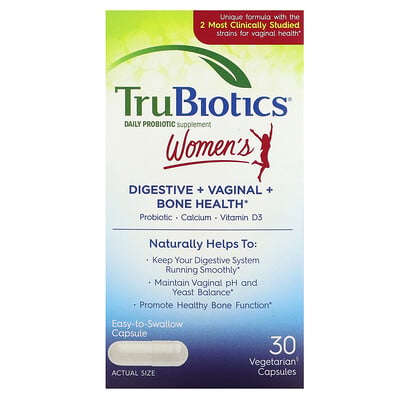 Women's Digestive + Vaginal + Bone Health , 30 Vegetarian Capsules