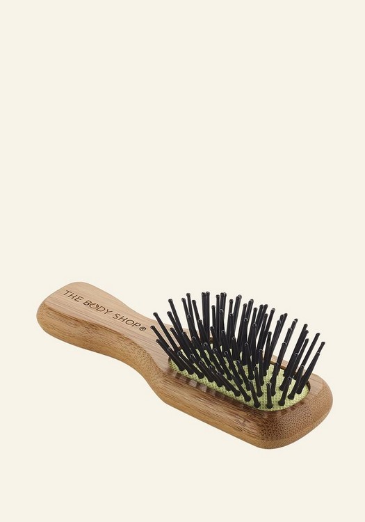 Mini Bamboo Paddle Hairbrush