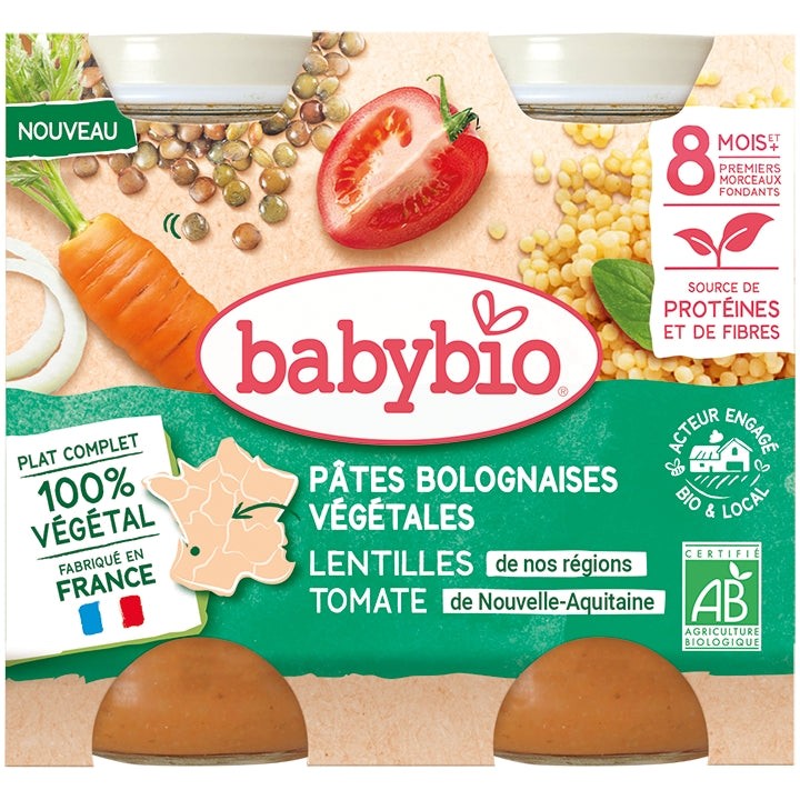 Bolognaise de Lentilles 8m+