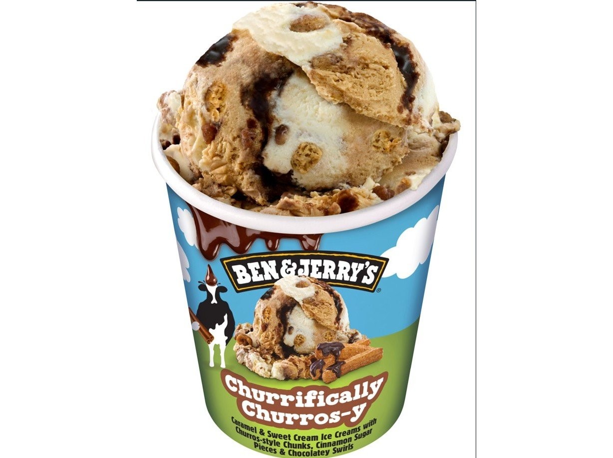 Glace Caramel Churros