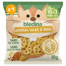 Biscuits Lentilles Corail et Maïs