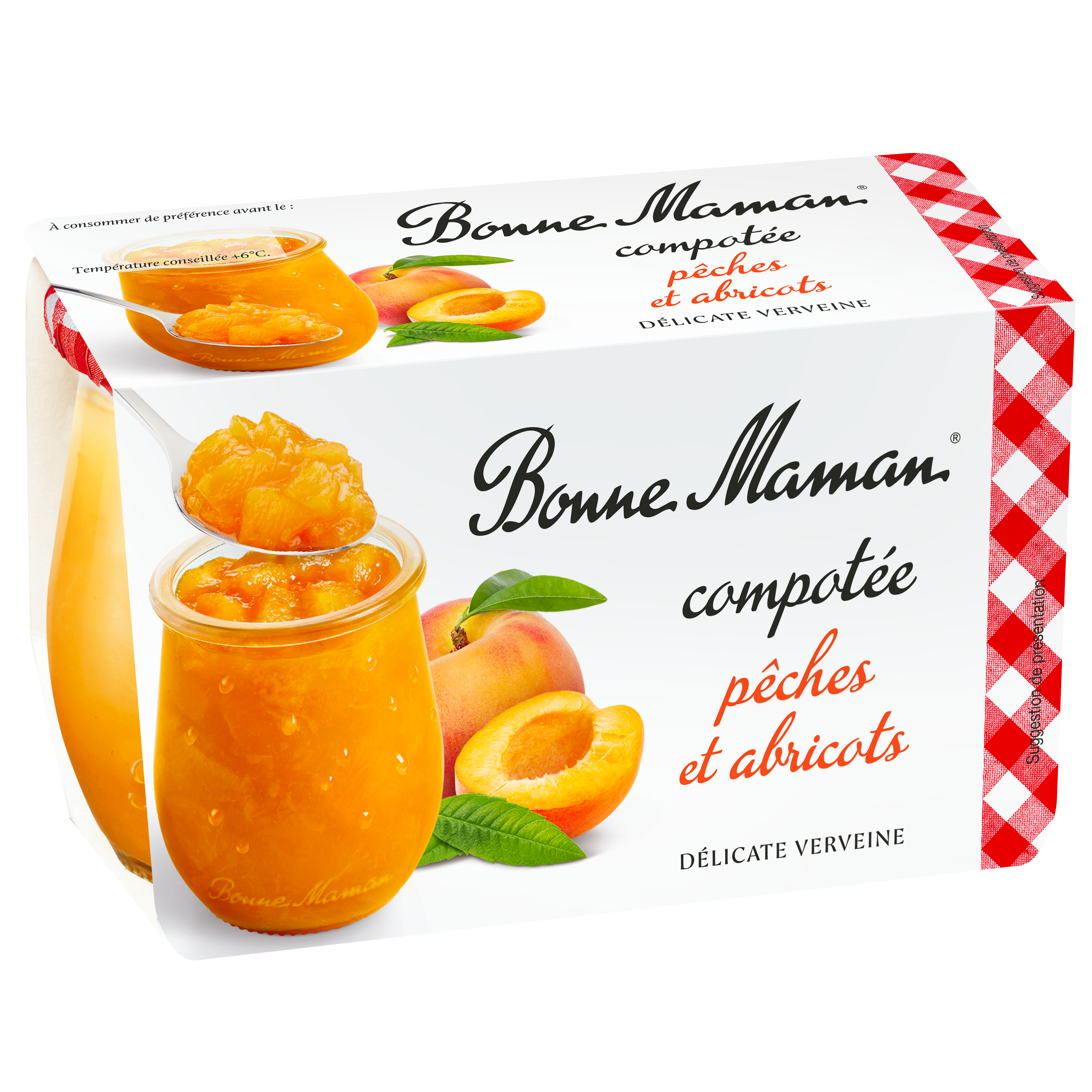 Compote Abricot Pêche Verveine