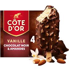 Bâtonnets Glacés Vanille Amandes