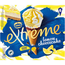Cônes Cheesecake Citron Extrême