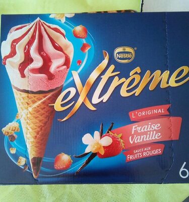 Cônes Fraise & Vanille Extrême