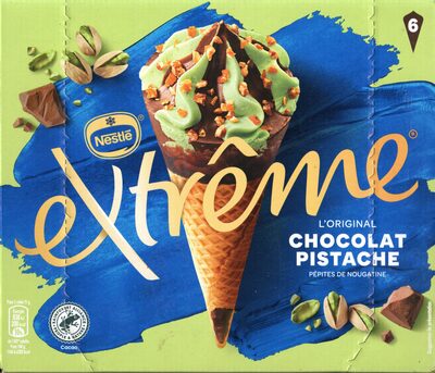 Cônes Pistache & Chocolat Extrême