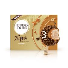 Glace Caramel & Noisettes Ferrero Rocher 