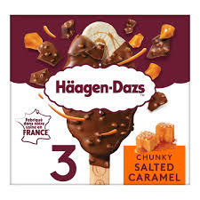 Bâtonnets Glacés Caramel Salé