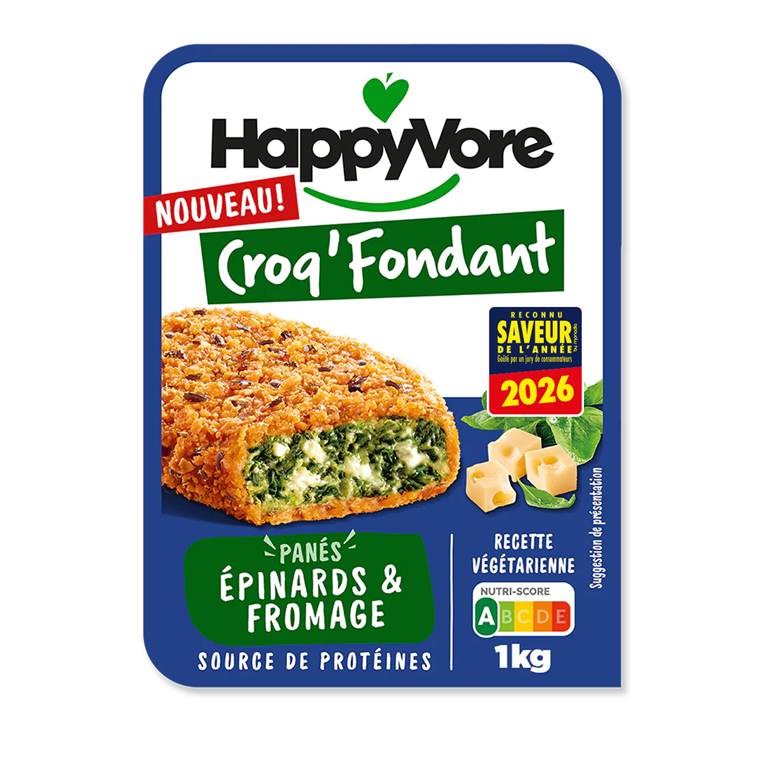 Croq-Fondant Épinards Chèvre