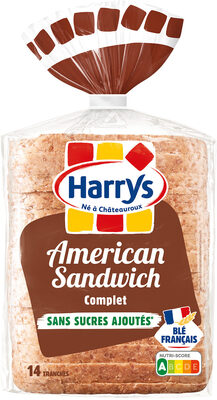 Pain de mie American Sandwich Complet