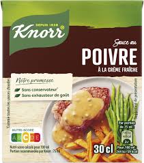 Sauce Poivre & Crème Fraiche
