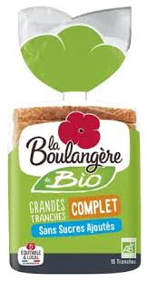 Pain de mie Complet sans Sucres Ajoutés