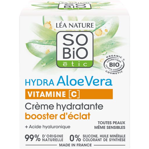 Crème Hydratante Éclat Aloe Vera So'Bio