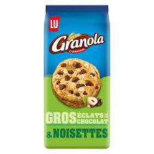 Cookies éclats chocolat noisettes Granola