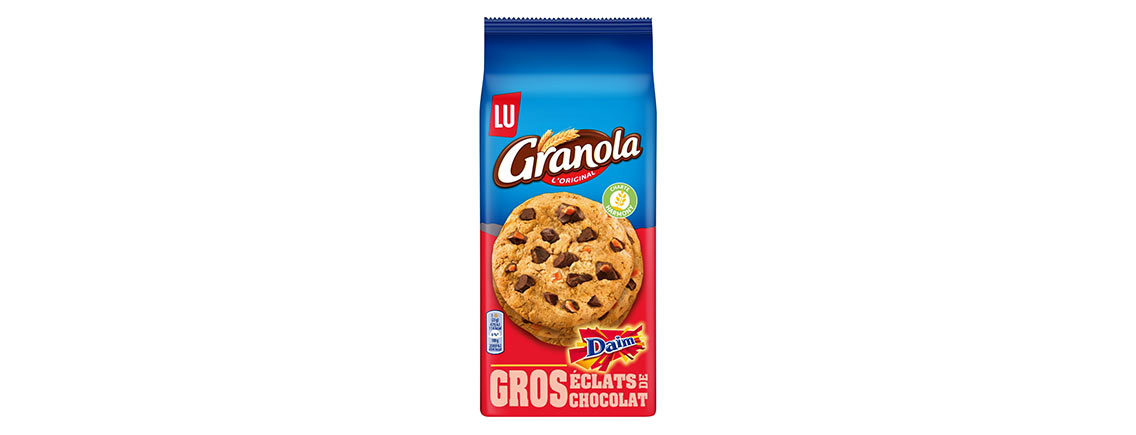 Cookies éclats de chocolat et Daim Granola