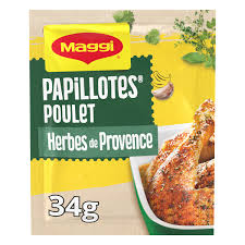 Papillotes pour Poulet Herbes de Provence