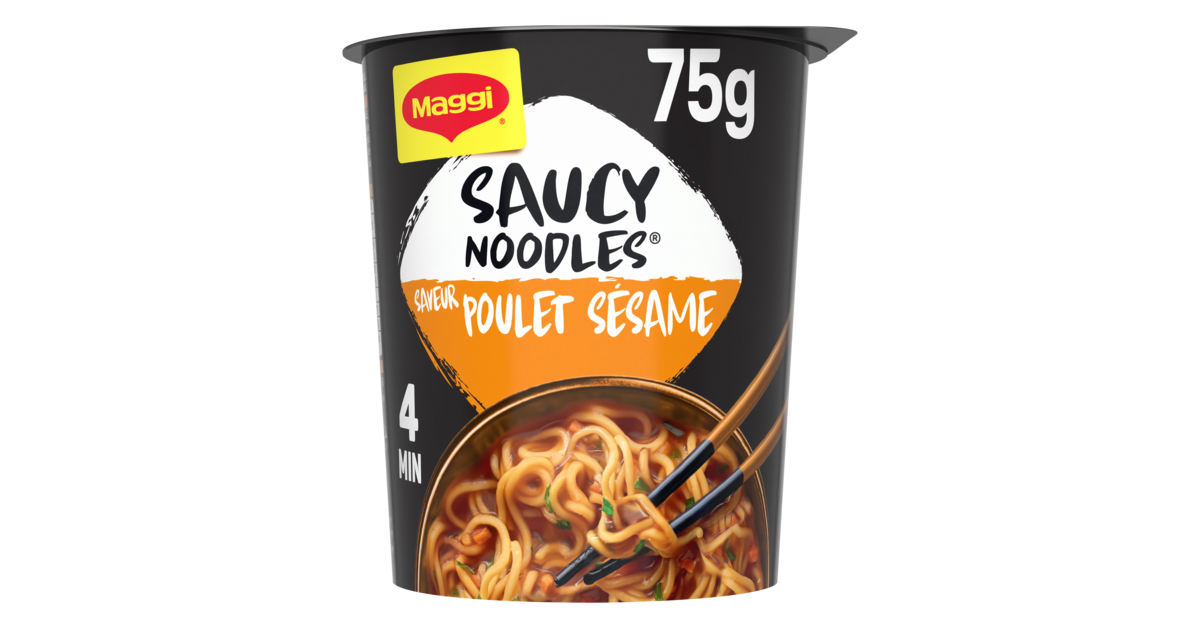 Saucy Noodles Poulet Sésame