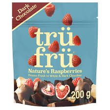 Framboises Enrobées Chocolat Blanc & Noir Trü Frü