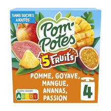 Compote 5 Fruits (Goyave, Mangue, Ananas, Passion)